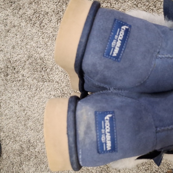Koolaburra by UGG suede faux fur lined ankle booties - 10 - blue - Picture 8 of 8